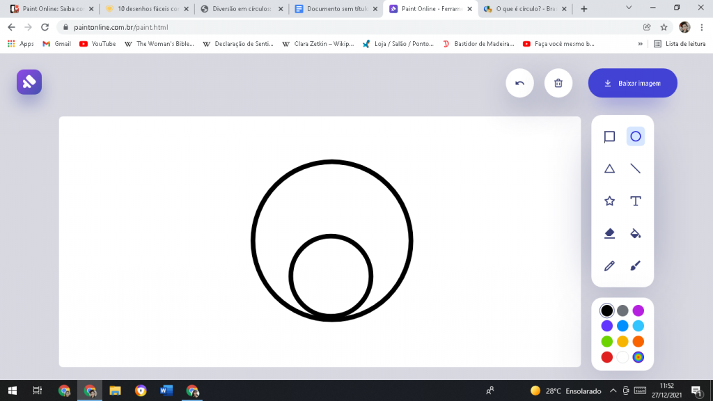 Paint Online: Saiba como usar círculos nos desenhos 