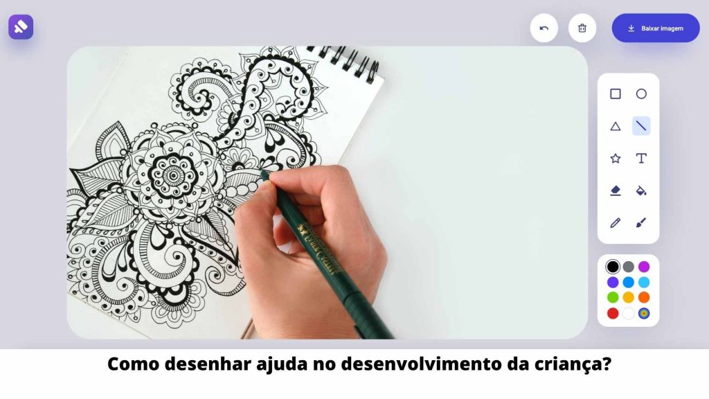 Como desenhar ajuda no desenvolvimento da criança