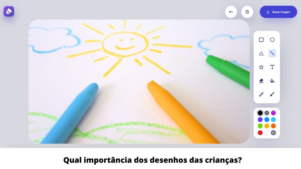 Qual importância dos desenhos das crianças?