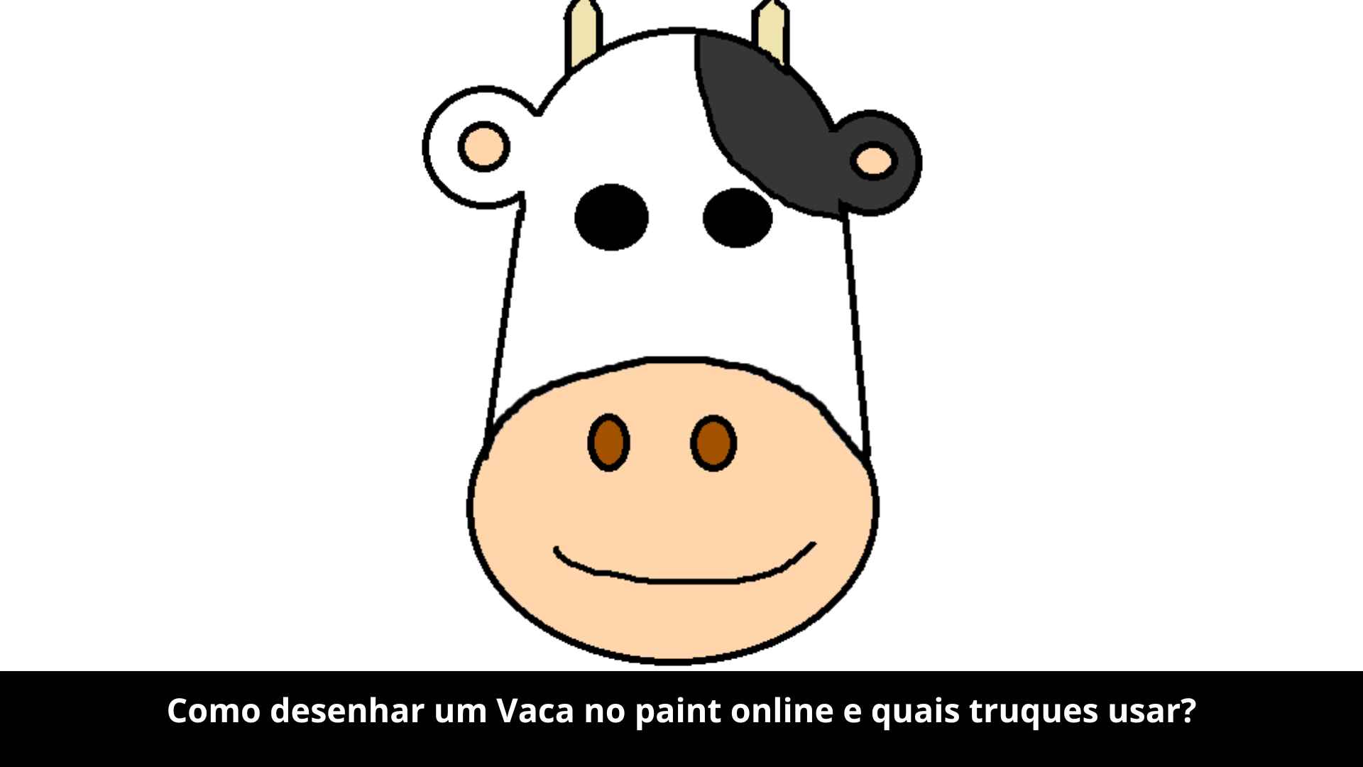 Como desenhar um Vaca no paint online e quais truques usar?