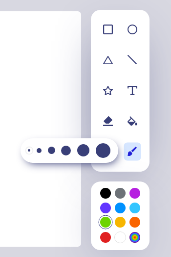 Como colorir a estrela no Paint Online