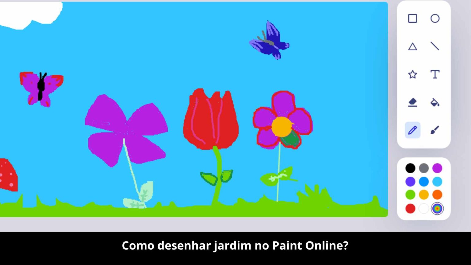 Paint Online - Confira as melhores ideias sobre como desenhar no Paint ...