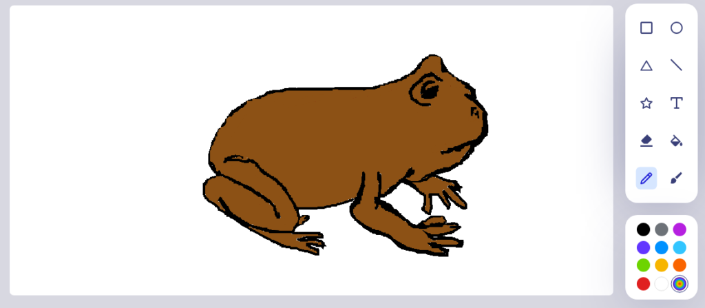 Como desenhar um sapo